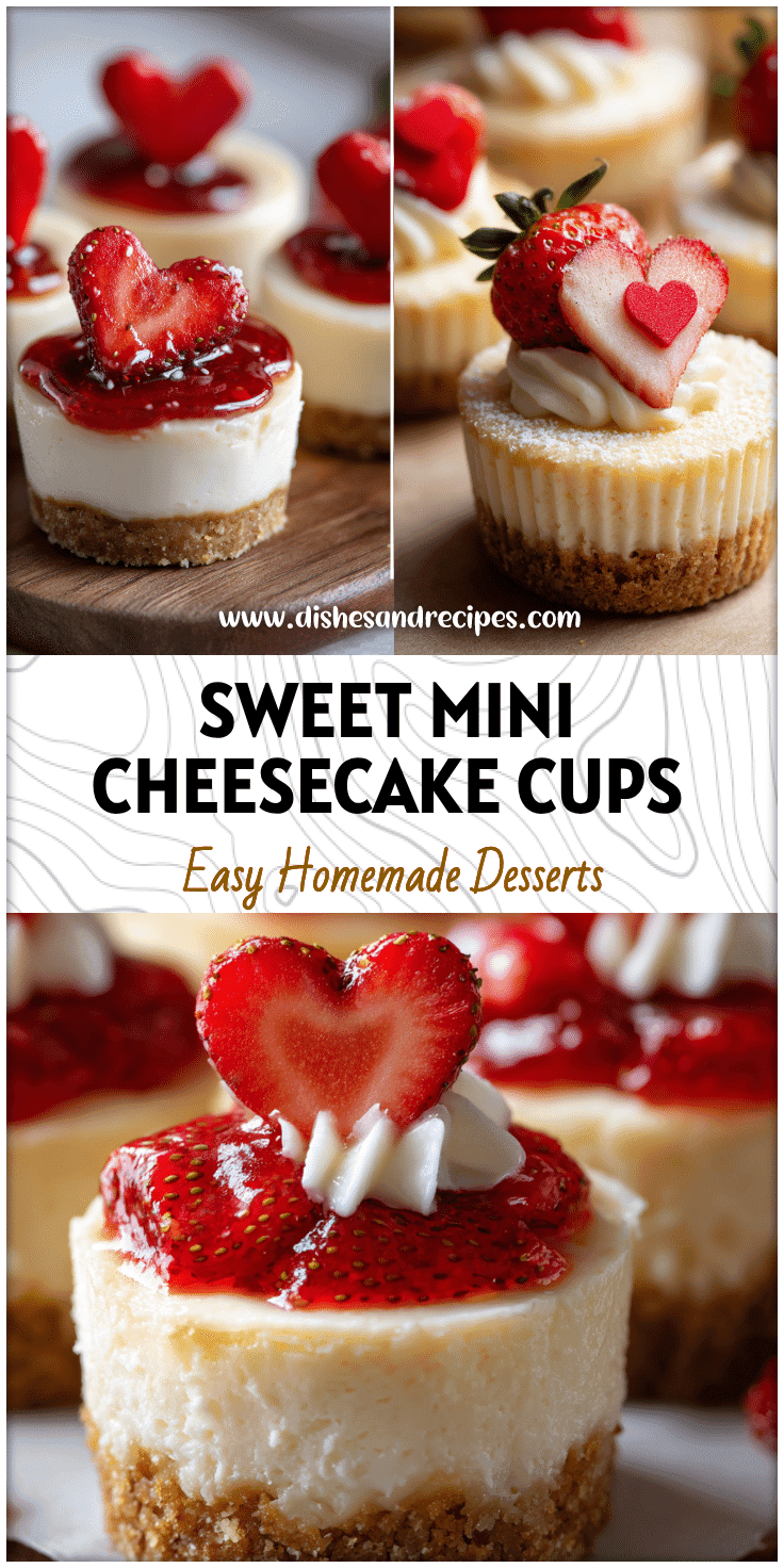 Valentine’s Mini Cheesecake Cups – Quick & Easy Dessert Cups for Parties